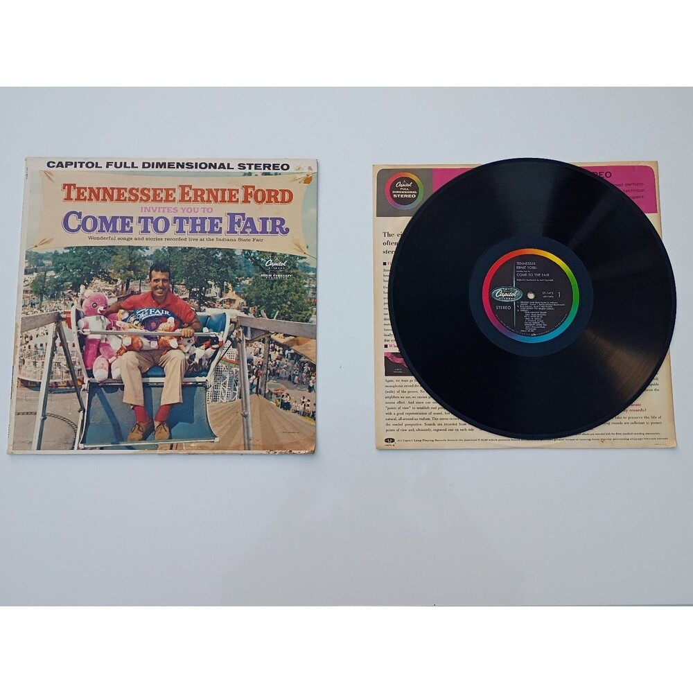 Tennessee Ernie Ford - Come to the Fair Record LP 1960 Stereo Capitol Country 33